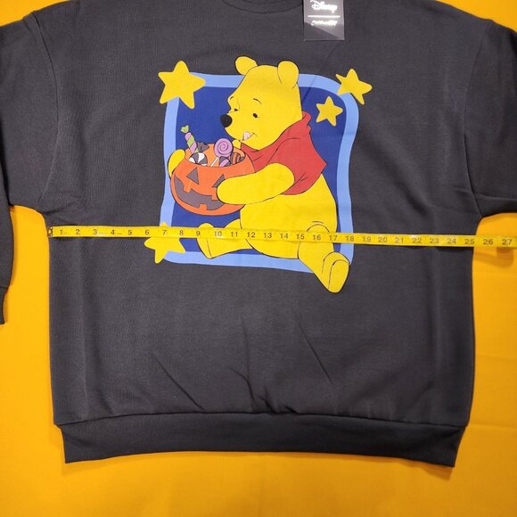 Cakeworthy Disney Winnie The Pooh Halloween Candy Crew Neck Sweatshirt 2XL - Picture 5 of 9